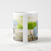 Persoonlijke aangepaste petfoto grote koffiekop (Voorkant)