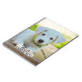 Persoonlijke aangepaste petfoto notitieboek (Linkerzijde)