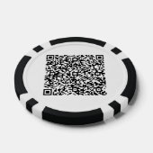 Persoonlijke Aangepaste QR Code Pokerfiches Poker Chips (Enkel)