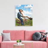 Persoonlijke Aangepaste Trouwfoto Canvasprint Canvas Afdruk (Insitu (Woonkamer))