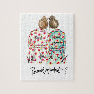 Persoonlijke aanval? Puzzle Dk Bl Bun Bride Br Bun Legpuzzel