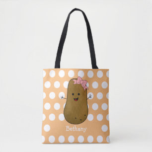 Persoonlijke Aardappel Meisje Tote Bag