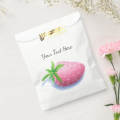 Persoonlijke aardbei  bedankzakje (Gezegeld)