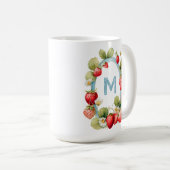Persoonlijke aardbei koffiemok (Voorkant rechts)