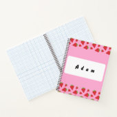 Persoonlijke aardbei notitieboek (Binnen)