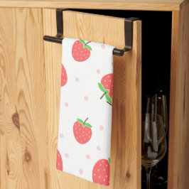 Persoonlijke aardbeien Keukenhanddoeken