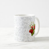 Persoonlijke aardbeien mok koffiekopje (Voorkant rechts)