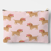 Persoonlijke Aardige Dachshund Hond Etui (Achterkant)