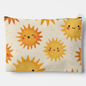 Persoonlijke Aardige Opgewekte Lachende Zon Etui (Achterkant)