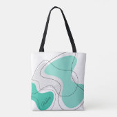 Persoonlijke Abstracte Boodschappentassen Tote Bag (Achterkant)