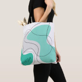 Persoonlijke Abstracte Boodschappentassen Tote Bag (Dichtbij)