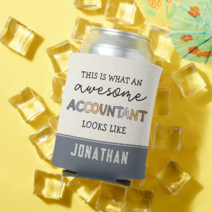 Persoonlijke accountant Funny Awesome Accountant Blikjeskoeler