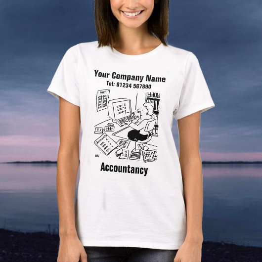 Persoonlijke accountant of kleine accountantsorgan t-shirt