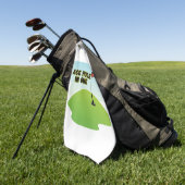 Persoonlijke Ace Hole in One Golfhanddoek (Groen)