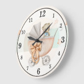 Persoonlijke Acryl Wandklok Teddybeer (Hoek)