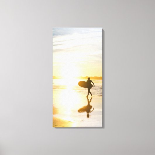Persoonlijke Acryl Wandkunst – Verticale Zonsonder Canvas Afdruk (Voorkant)