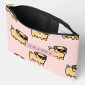 Persoonlijke Adorable Zonnebril Puggendessin Etui (Open)