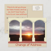 Persoonlijke adreswijziging aankondigingskaart (Voorkant / Achterkant)