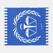 Persoonlijke advocaat fleece deken (Voorkant (Horizontaal))