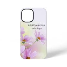 Persoonlijke afbeelding & Roze Bloem Aquarel