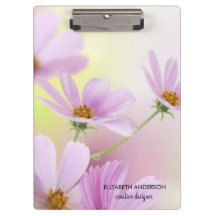 Persoonlijke afbeelding & Roze Bloem Waterverf