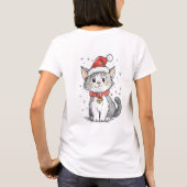 persoonlijke afbeelding & tekst vrouw t-shirt (Achterkant)
