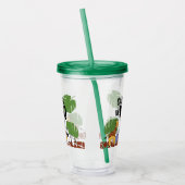 Persoonlijke afbeeldingen van Wild One Safari-dier Acryl Drinkbeker (Links)