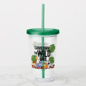 Persoonlijke afbeeldingen van Wild One Safari-dier Acryl Drinkbeker (Voorkant)