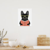 Persoonlijke afdruk Franse Bulldog Hond Poster (Keuken)