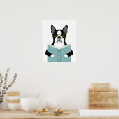 Persoonlijke afdruk van Boston Terrier-hond Poster (Keuken)