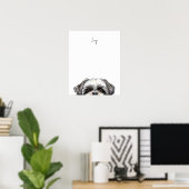 Persoonlijke afdruk van Shih Tzu-hond Poster (Thuiskantoor)