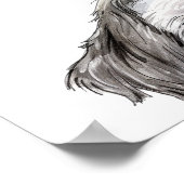 Persoonlijke afdruk van Shih Tzu-hond Poster (Hoek)