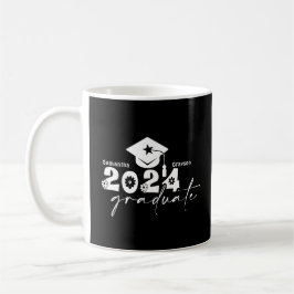Persoonlijke Afgestudeerden Klas van 2024 Zwart/Wi Koffiemok