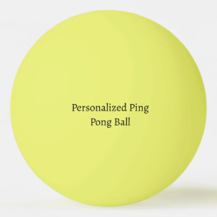 Persoonlijke Afmetingen 1,57" Geel Pingpongbal
