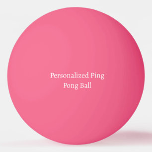 Persoonlijke Afmetingen 1,57" Roze Pingpongbal