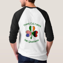 Persoonlijke Afrikaanse Ierland USA Shamrock