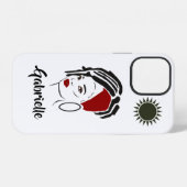 Persoonlijke Afrikaanse Koningin Apple iPhone Hoes Hoesje (Achterkant horizontaal)