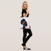 Persoonlijke Afrohemian Queen Canvas Tote Bag (Op model)