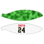 Persoonlijke afspeelplaat Groen rood zwart Basketbal (Panelen)