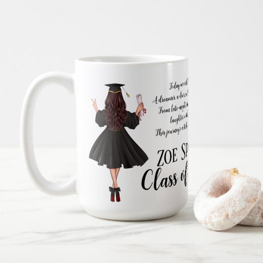 Persoonlijke afstudeer koffiemok (Met donut)