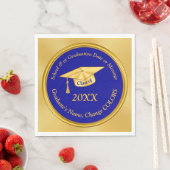 Persoonlijke Afstudeer Servetten, Uw Tekst, Kleure Servet (Insitu)