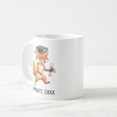 Persoonlijke afstudeerfox koffiemok (Voorkant links)