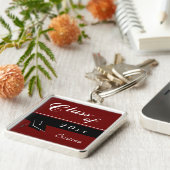 Persoonlijke afstudeergeschenken sleutelhanger (Zijkant)