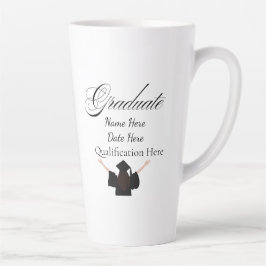 Persoonlijke afstudeernaam, aangepast cadeau voor latte mok