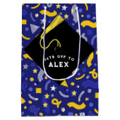 Persoonlijke afstudeertas middelgroot cadeautas (Achterkant)