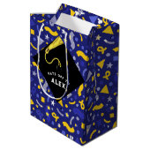 Persoonlijke afstudeertas middelgroot cadeautas (Achterkant Gekanteld)