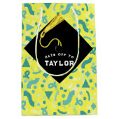 Persoonlijke afstudeertas voor middelgrote cadeaus medium cadeauzakje (Voorkant)