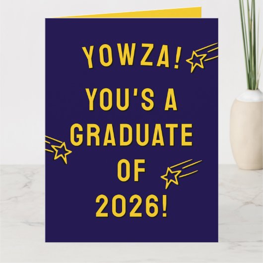 Persoonlijke Afstuderen 2026 Kaart (Voorkant)