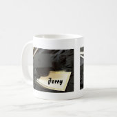 Persoonlijke Afstuderen Coffee-Mok Koffiemok (Voorkant links)