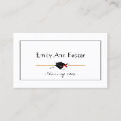 Persoonlijke Afstuderen Contactkaartje (Voorkant)